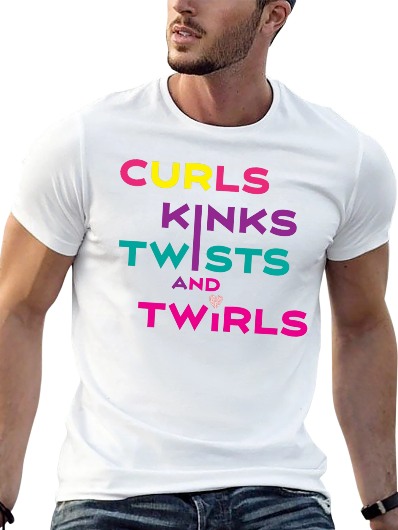 Curls Kinks Twists & Twirls Graphic T-Shirt