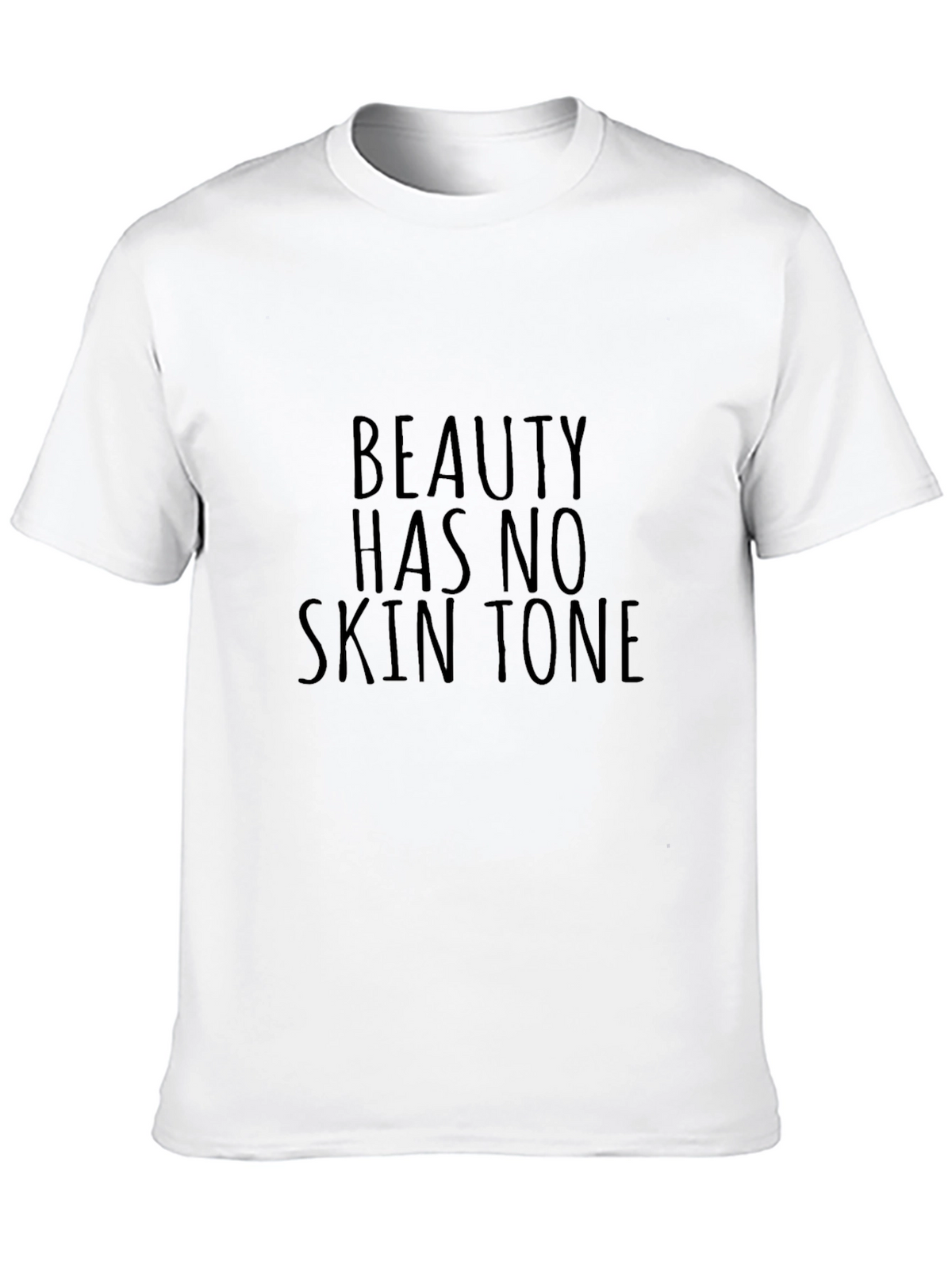 Beauty Has No Skin Tone Black Tee