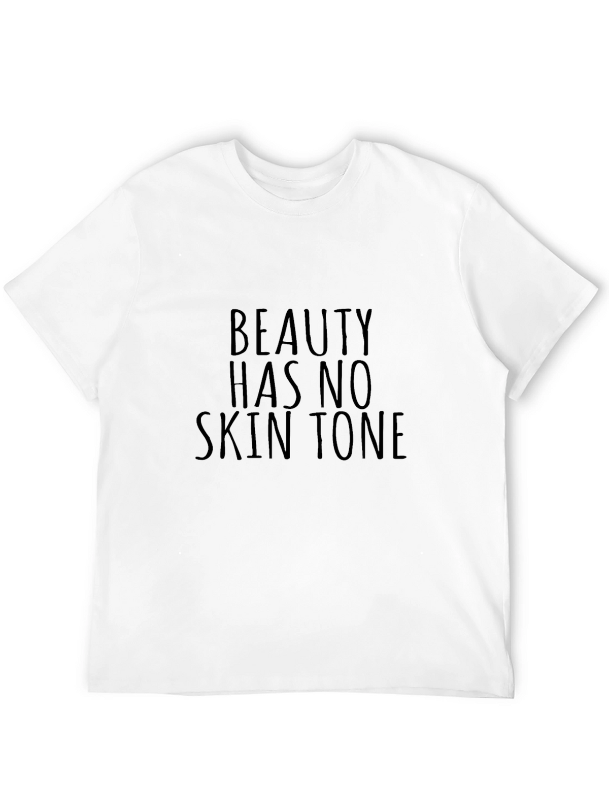 Beauty Has No Skin Tone Black Tee