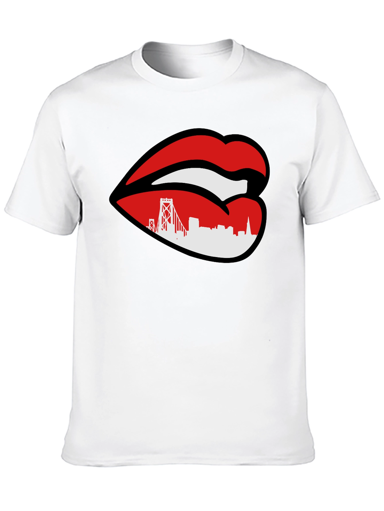 San Francisco Lips Graphic T-Shirt