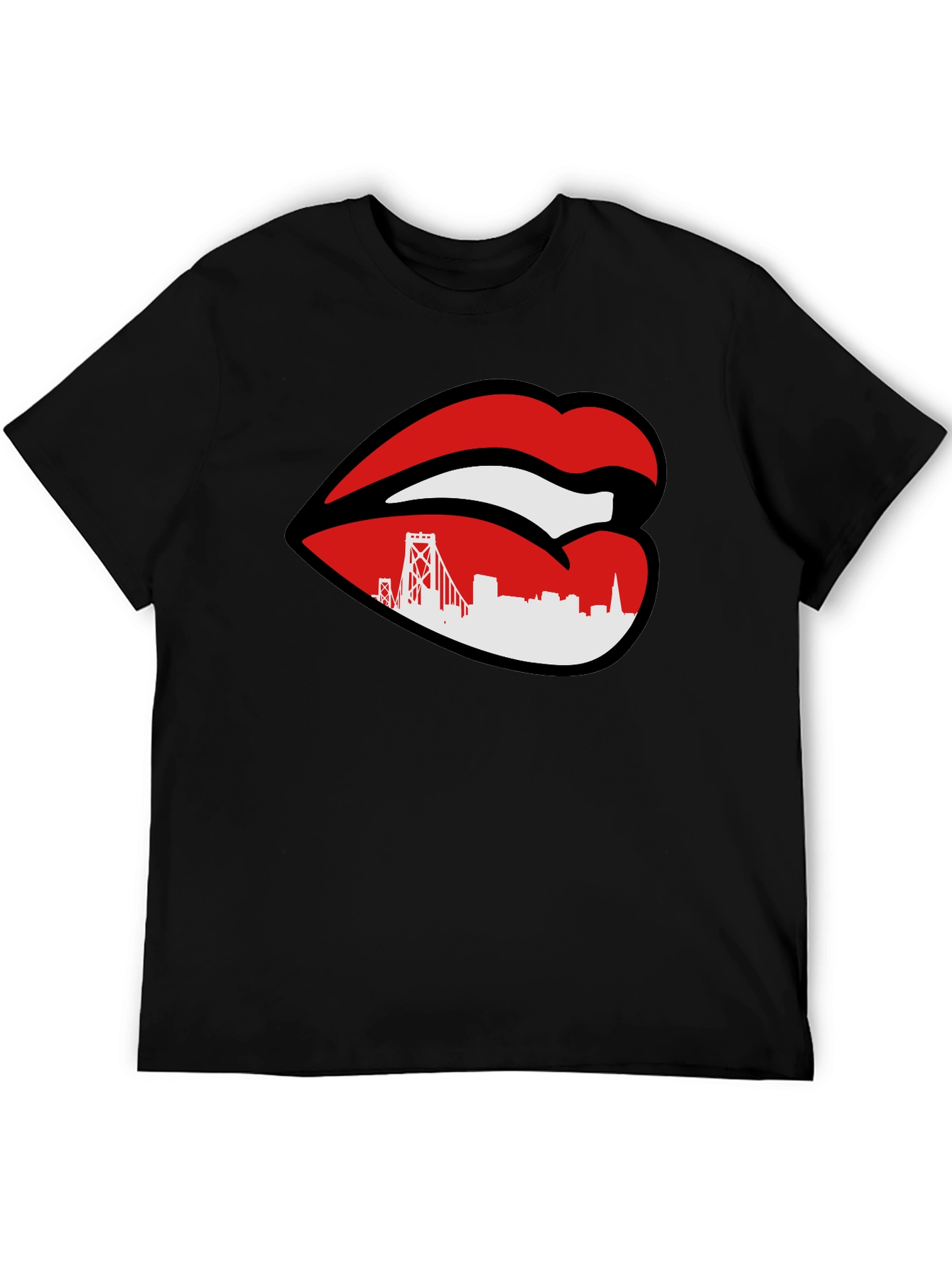 San Francisco Lips Graphic T-Shirt