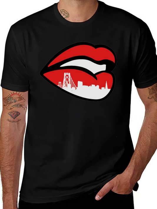 San Francisco Lips Graphic T-Shirt