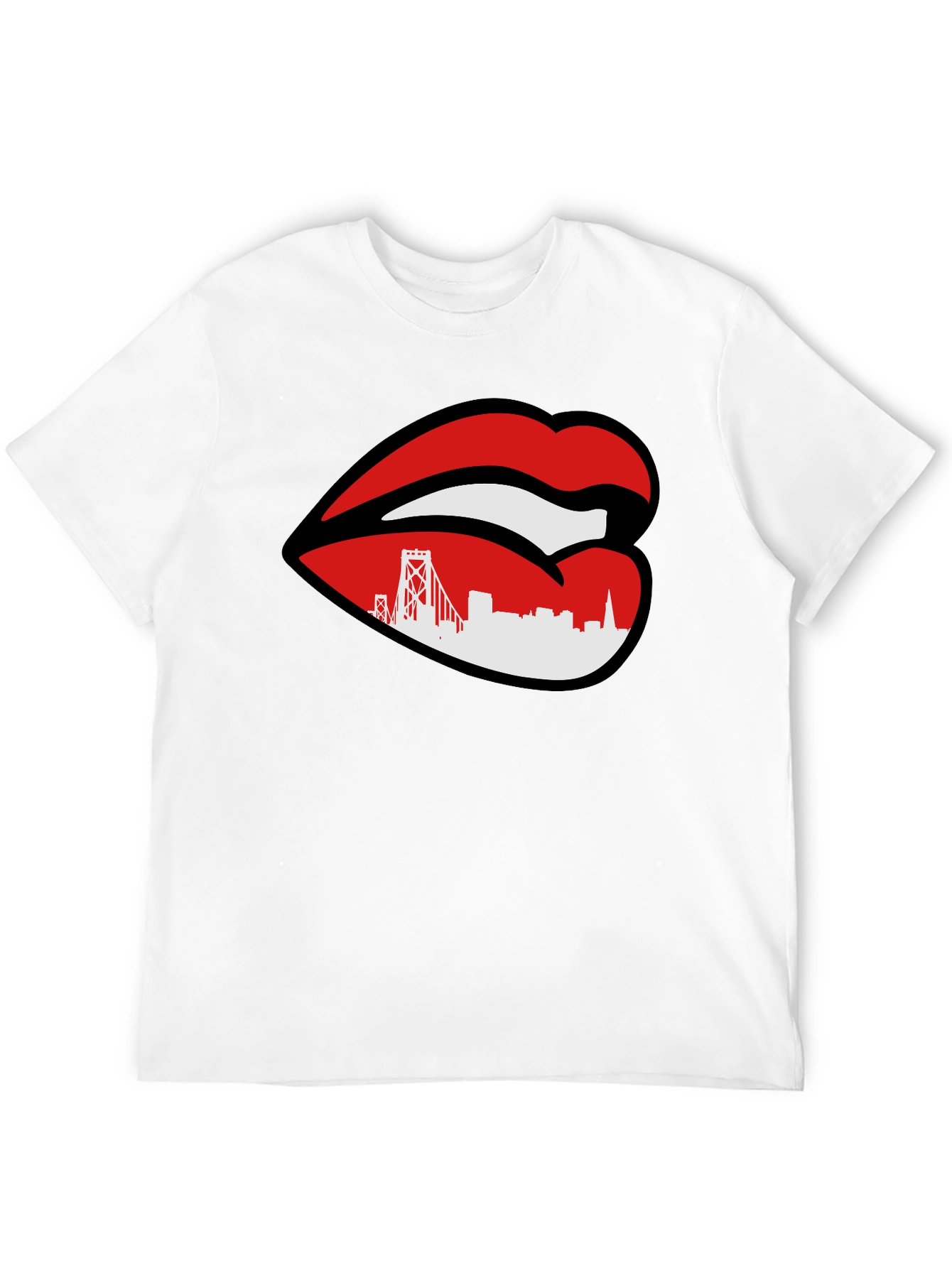 San Francisco Lips Graphic T-Shirt