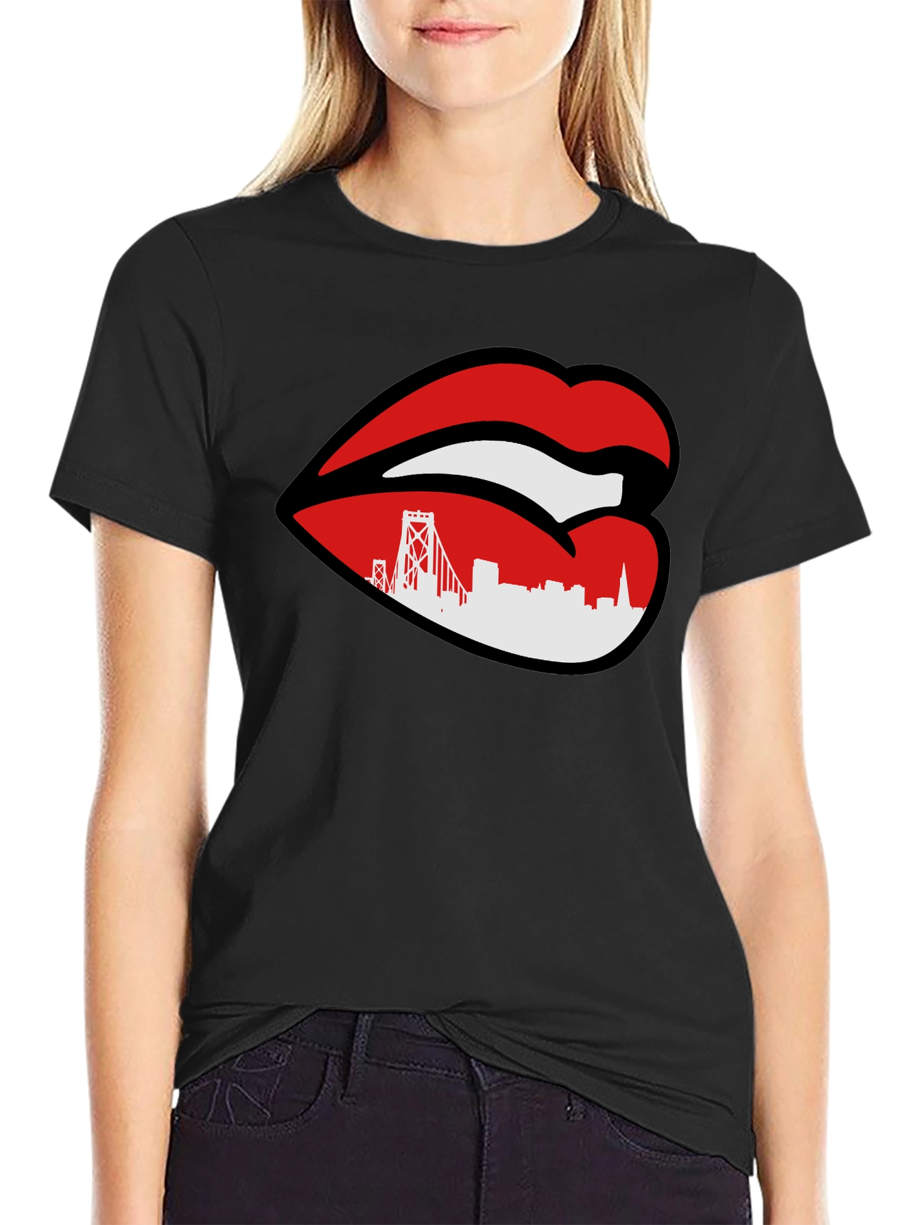 San Francisco Lips Graphic T-Shirt