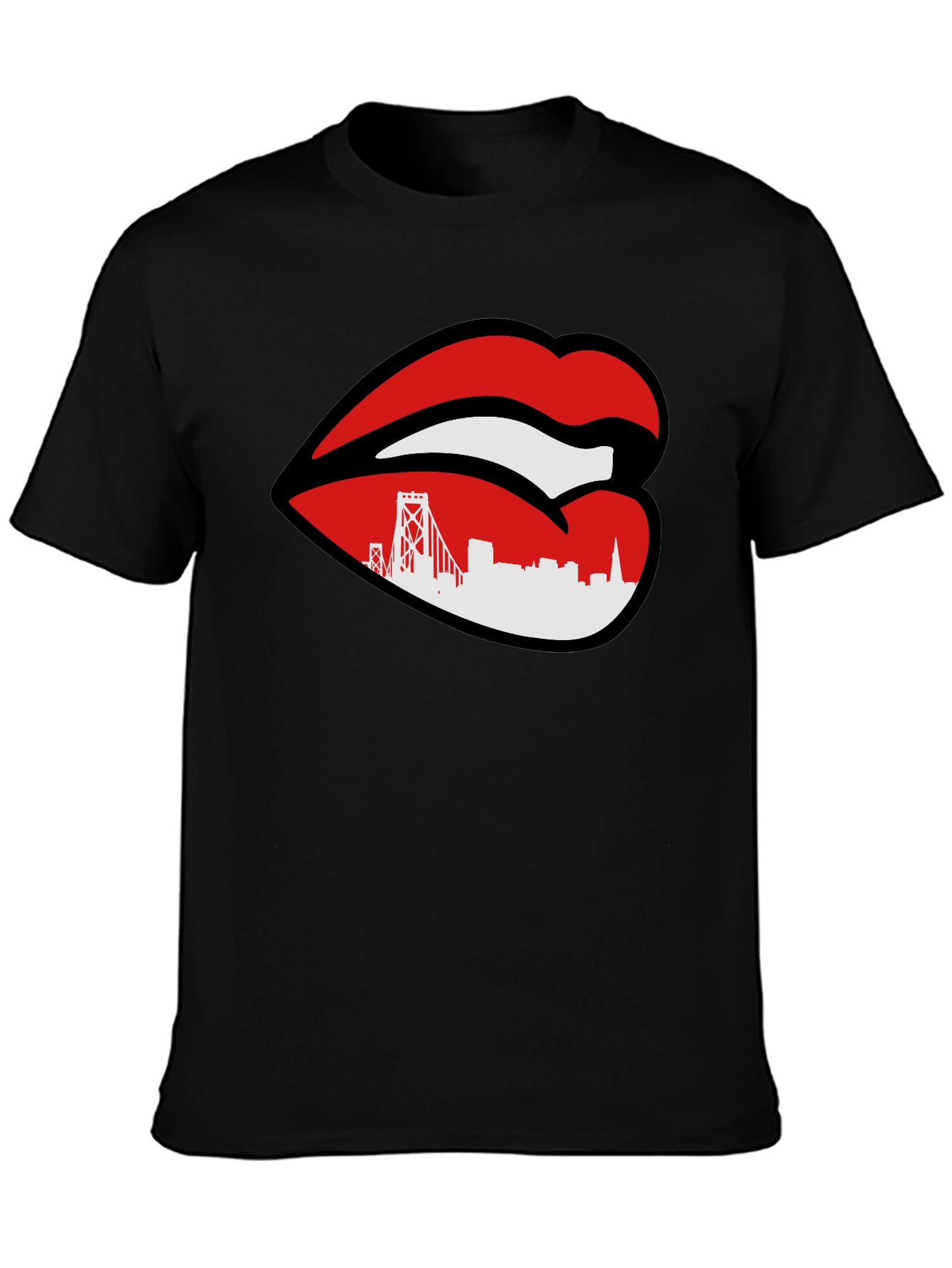 San Francisco Lips Graphic T-Shirt