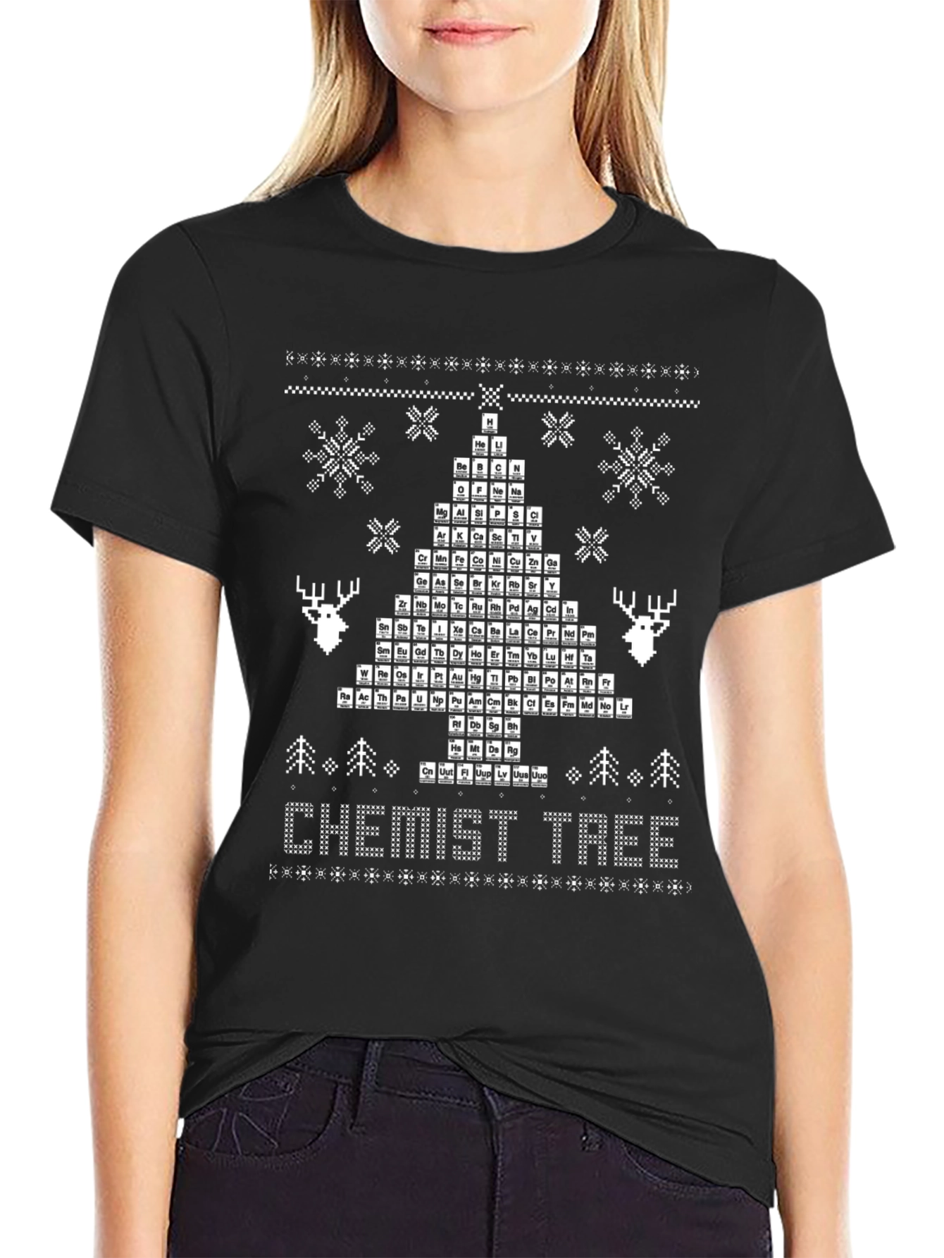 Chemist Tree Black Graphic Tee