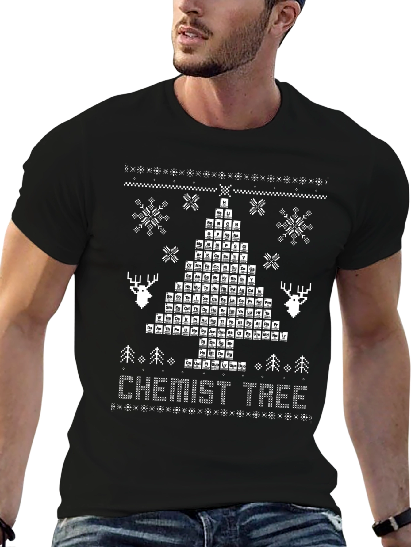 Chemist Tree Black Graphic Tee