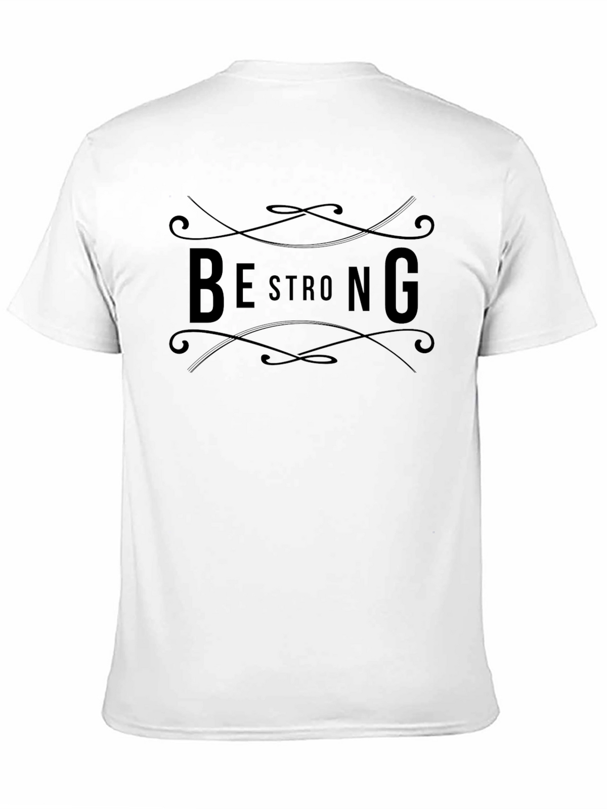 Be Strong Graphic Tee - Mens Black T-Shirt