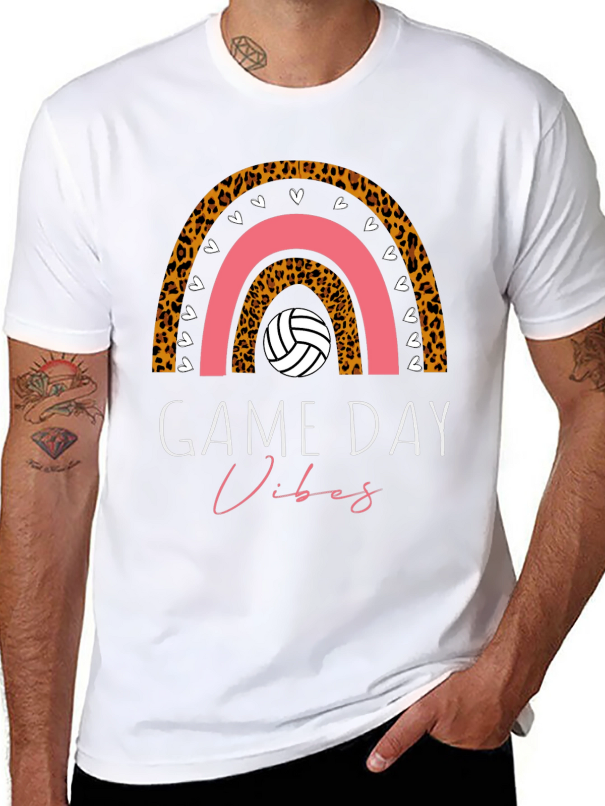 Game Day Vibes Volleyball Graphic Tee