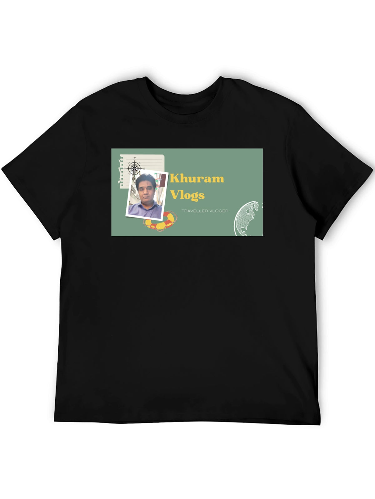 Khuram Vlogs Traveller Vlogger T-Shirt