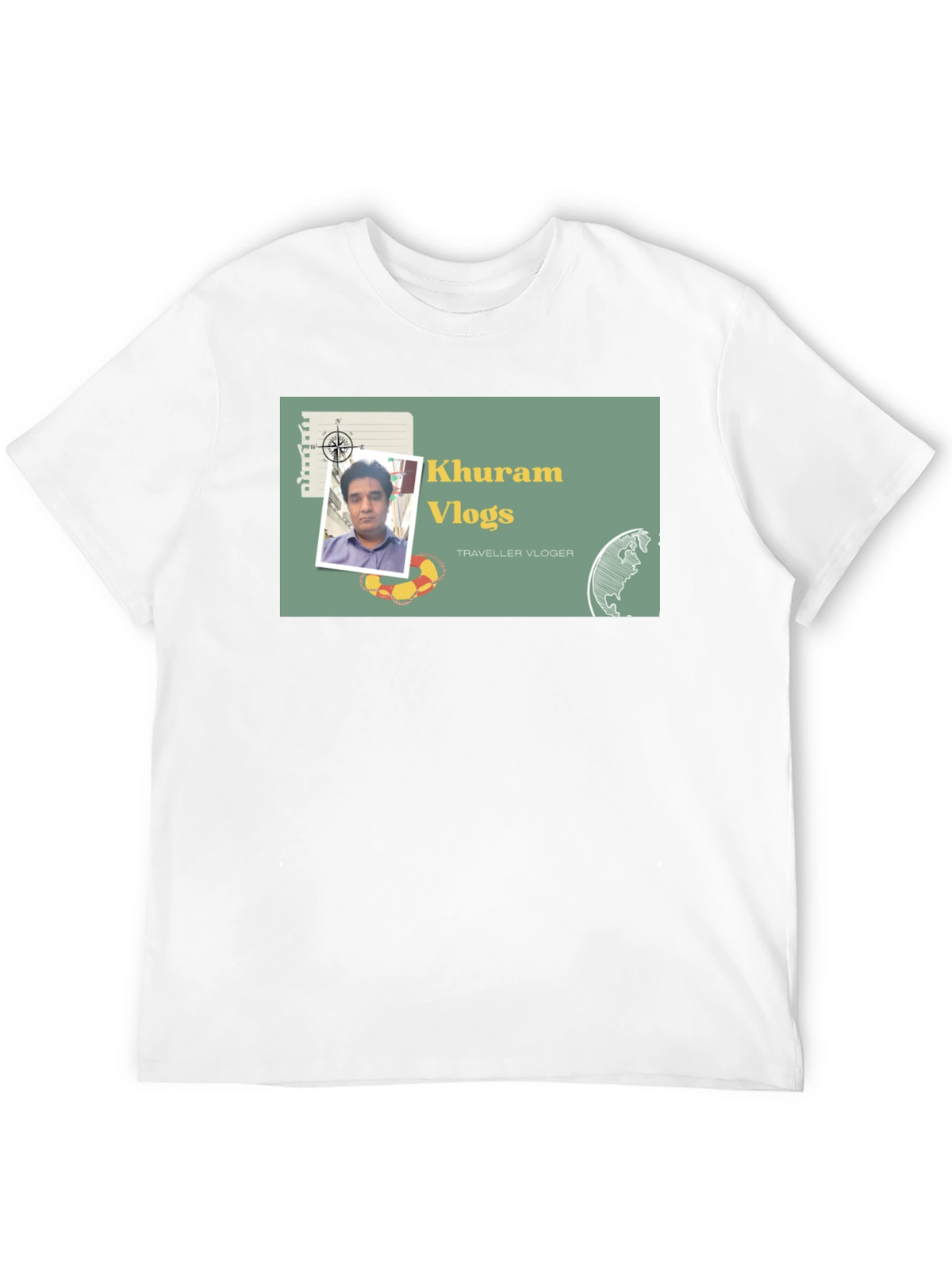 Khuram Vlogs Traveller Vlogger T-Shirt