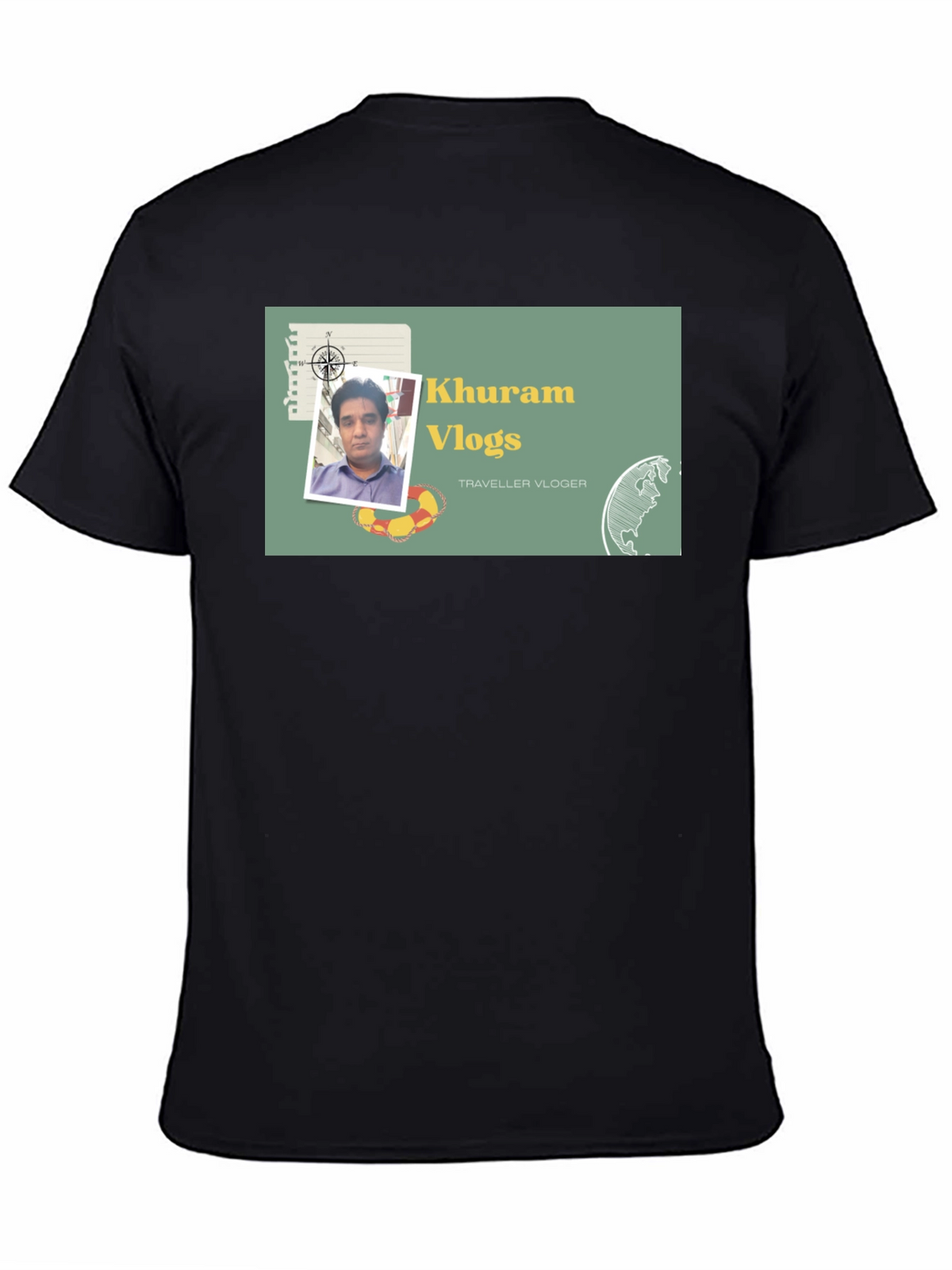Khuram Vlogs Traveller Vlogger T-Shirt