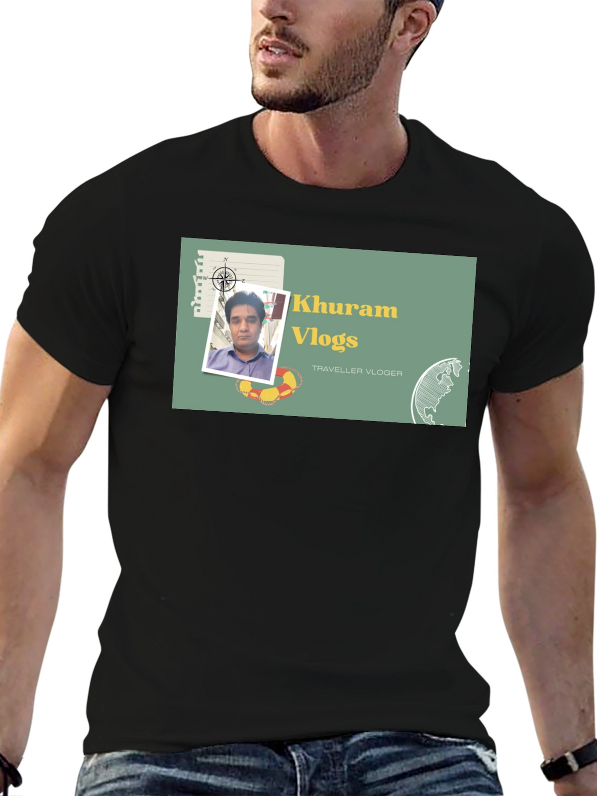 Khuram Vlogs Traveller Vlogger T-Shirt