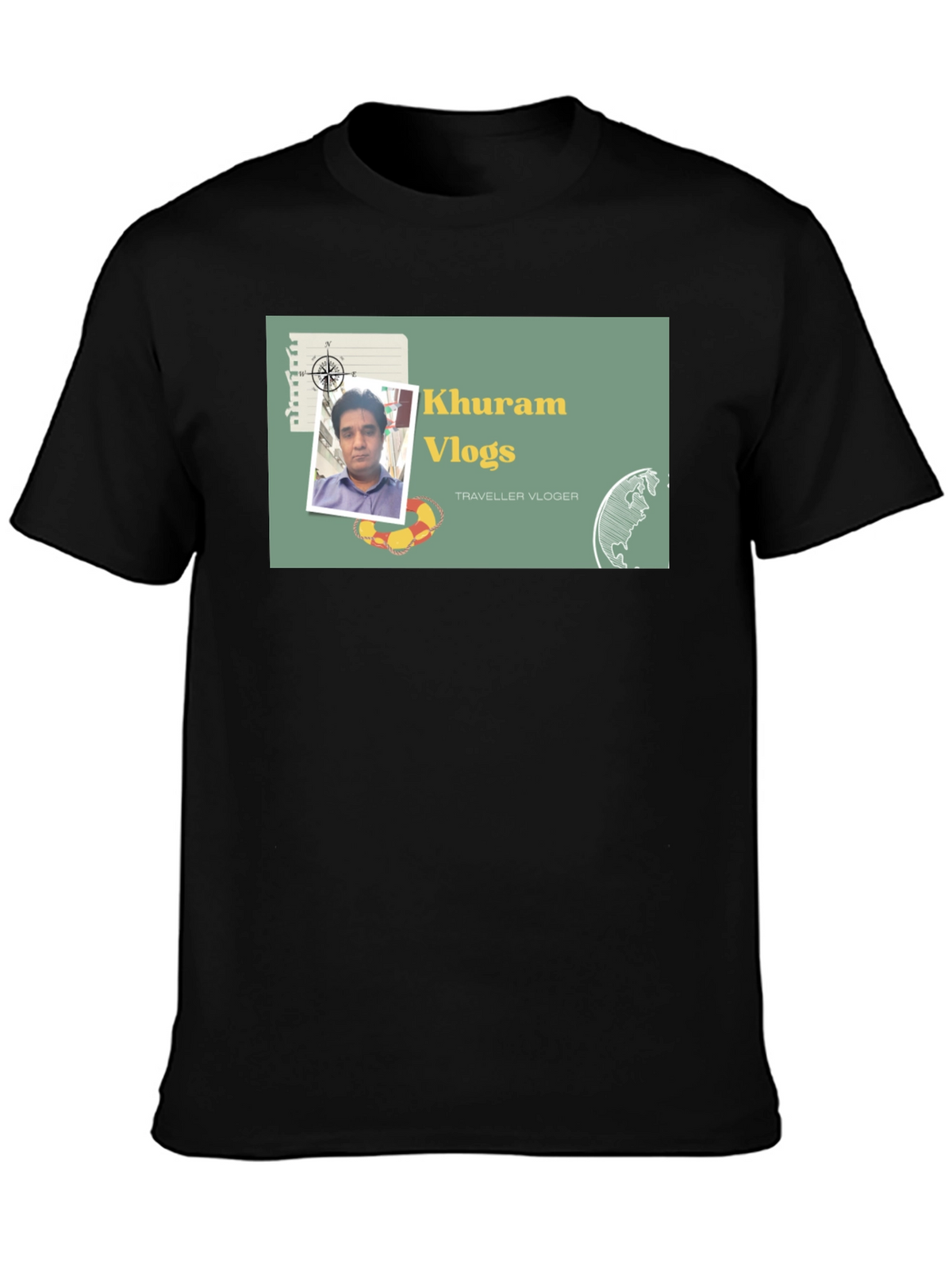 Khuram Vlogs Traveller Vlogger T-Shirt