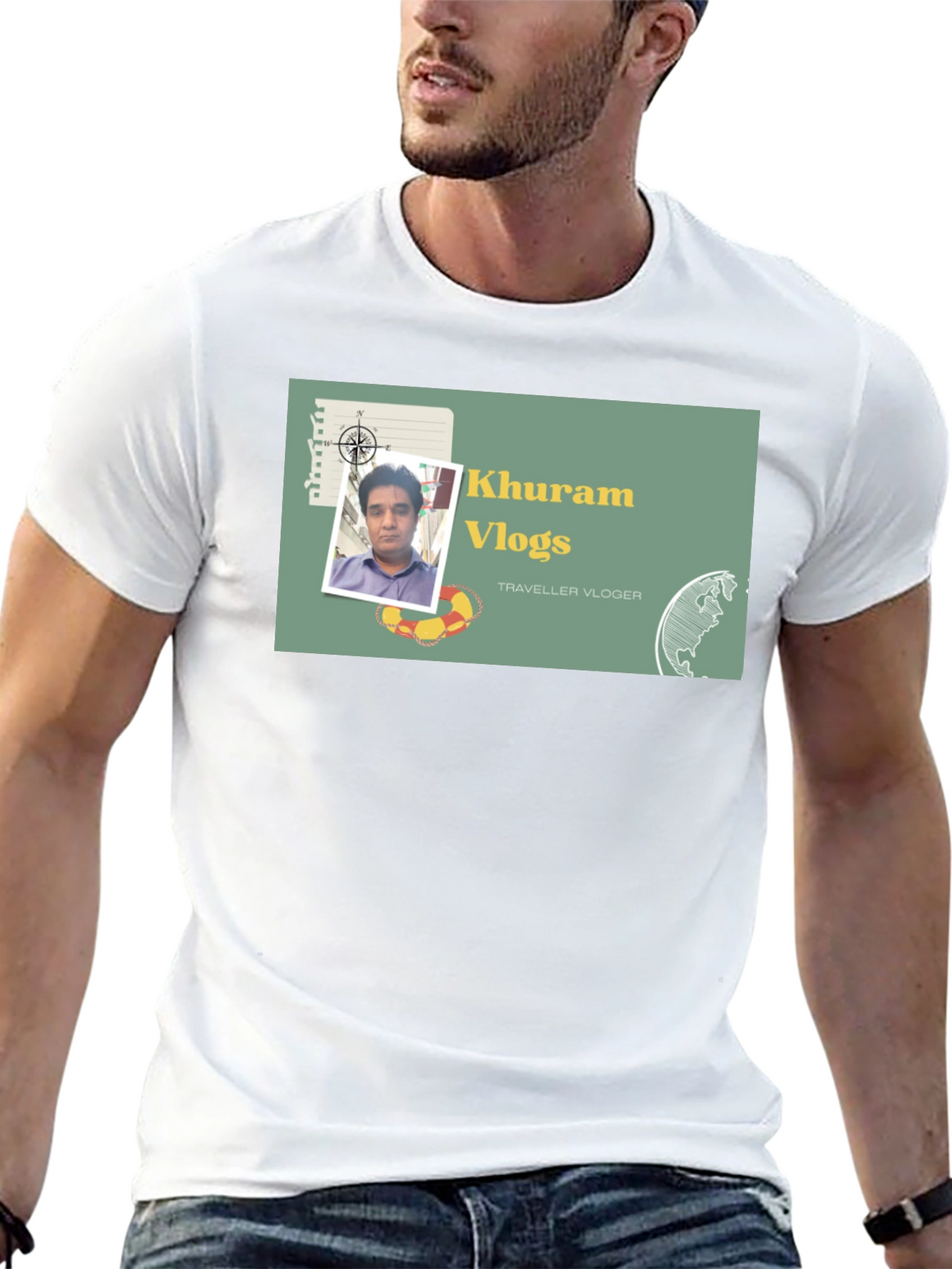 Khuram Vlogs Traveller Vlogger T-Shirt