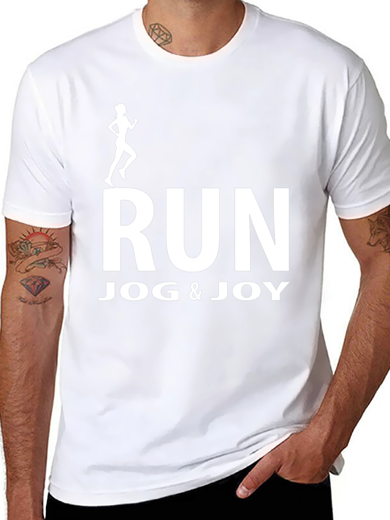 Run Jog Joy Graphic T-Shirt