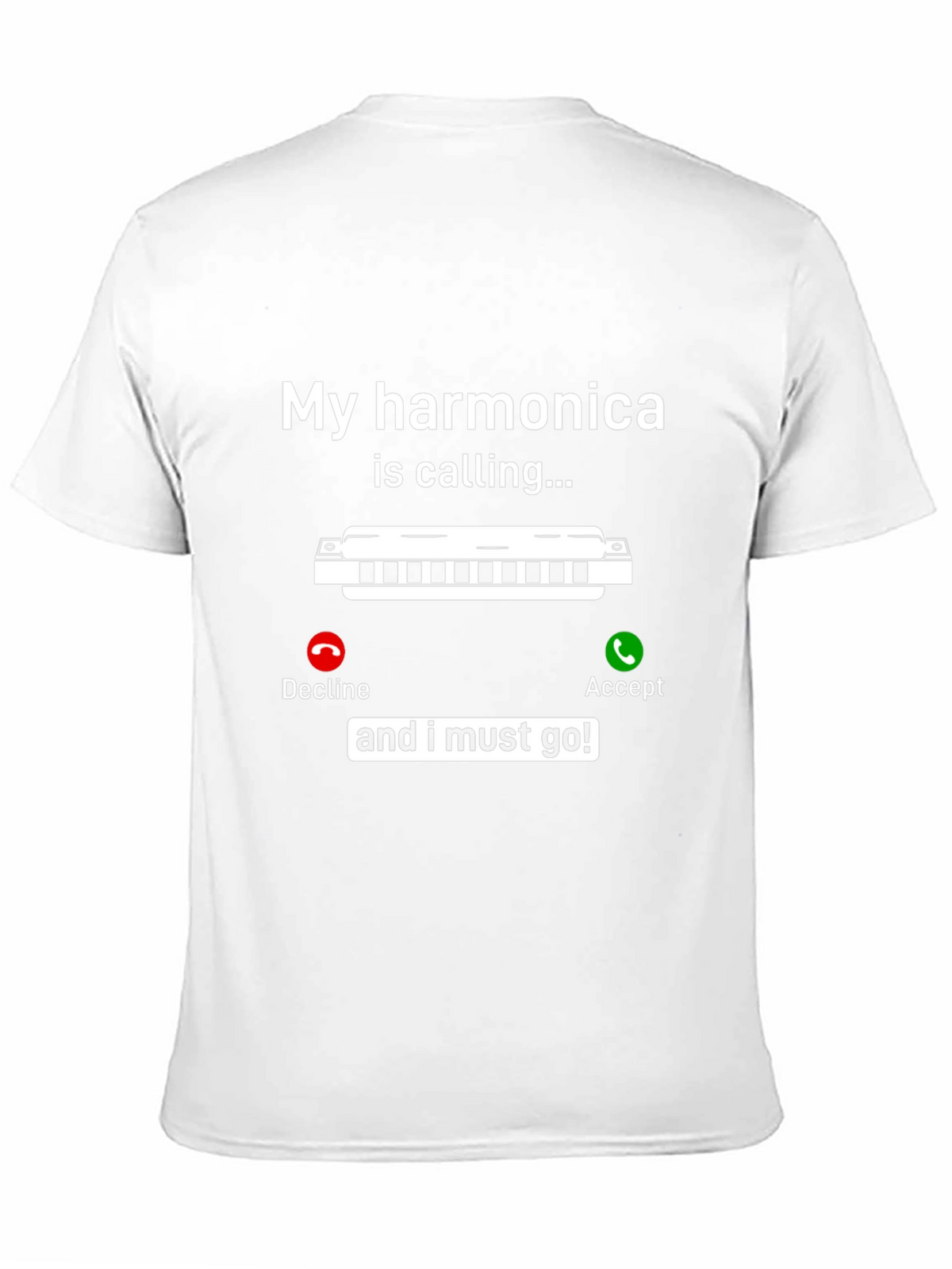 Harmonica Calling T-Shirt - Music Lover Tee