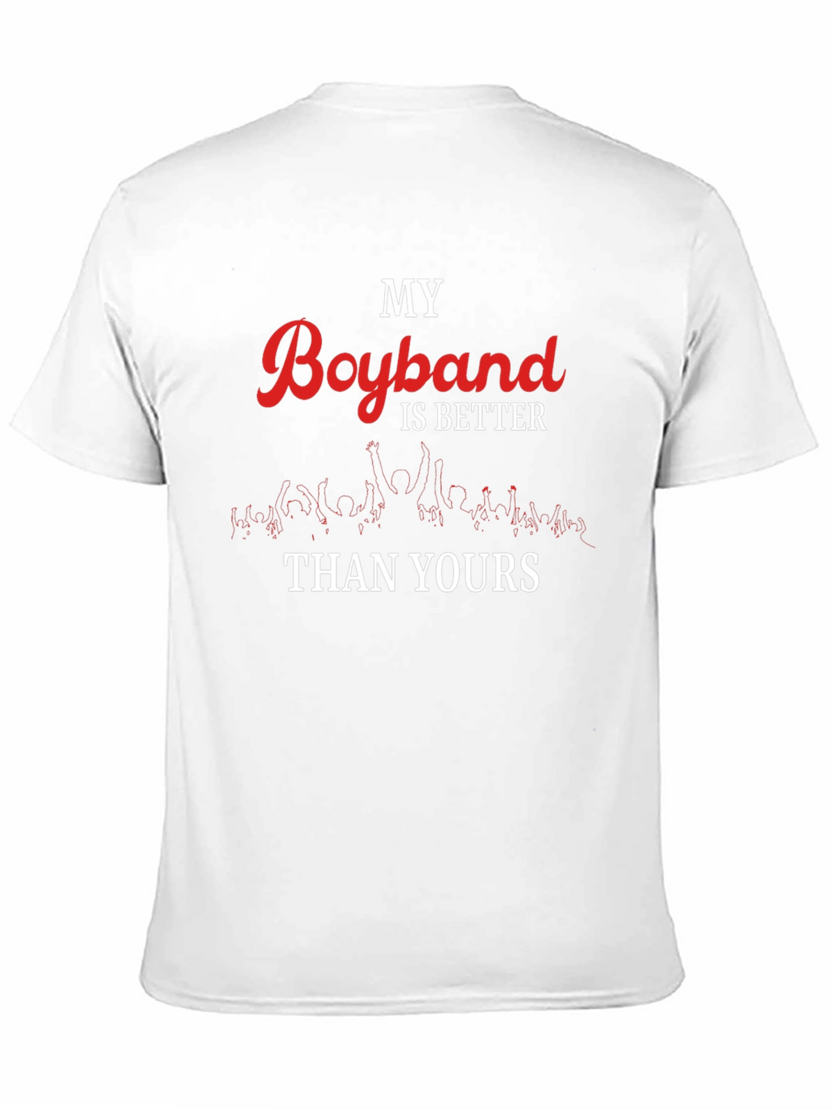 My Boyband is Better Than Yours Black T-Shirt