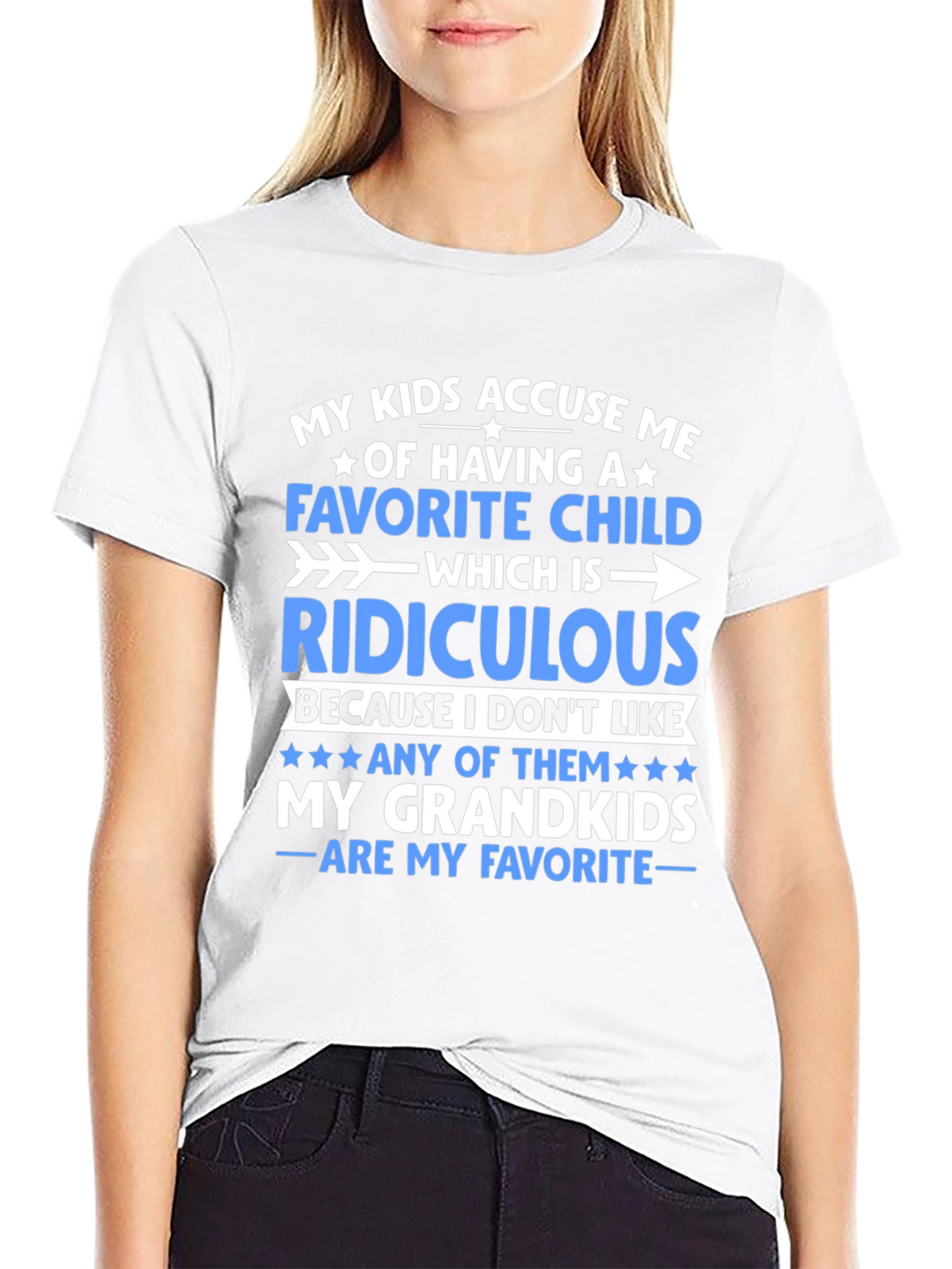 Funny Grandparent T-Shirt: My Grandkids Are My Favorite