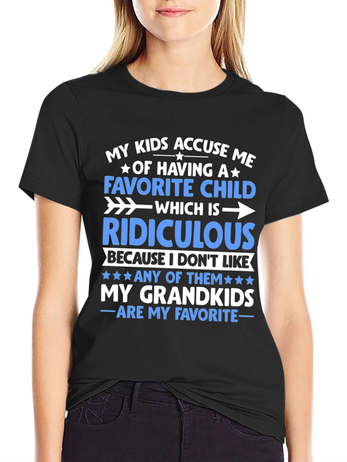 Funny Grandparent T-Shirt: My Grandkids Are My Favorite