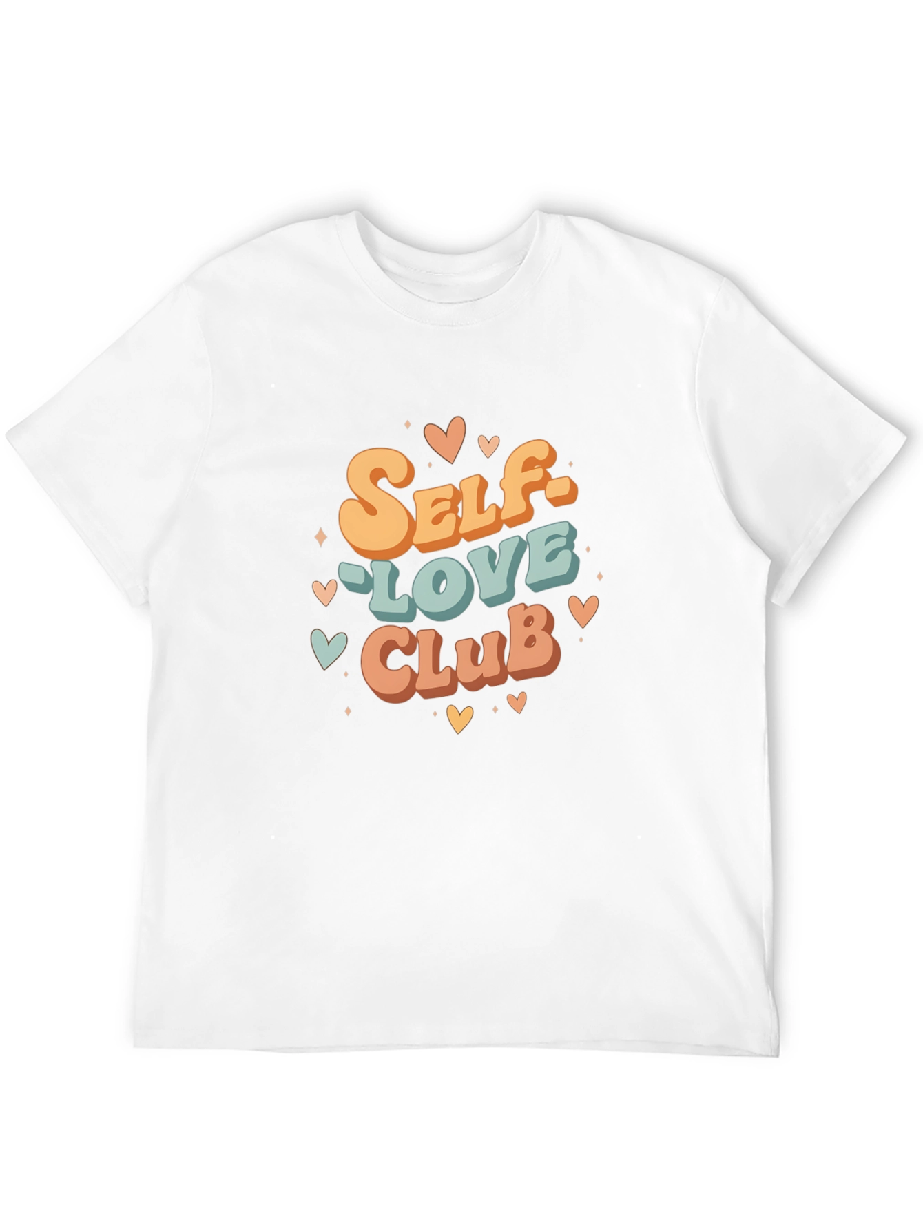 Self-Love Club Graphic Tee - Retro Style