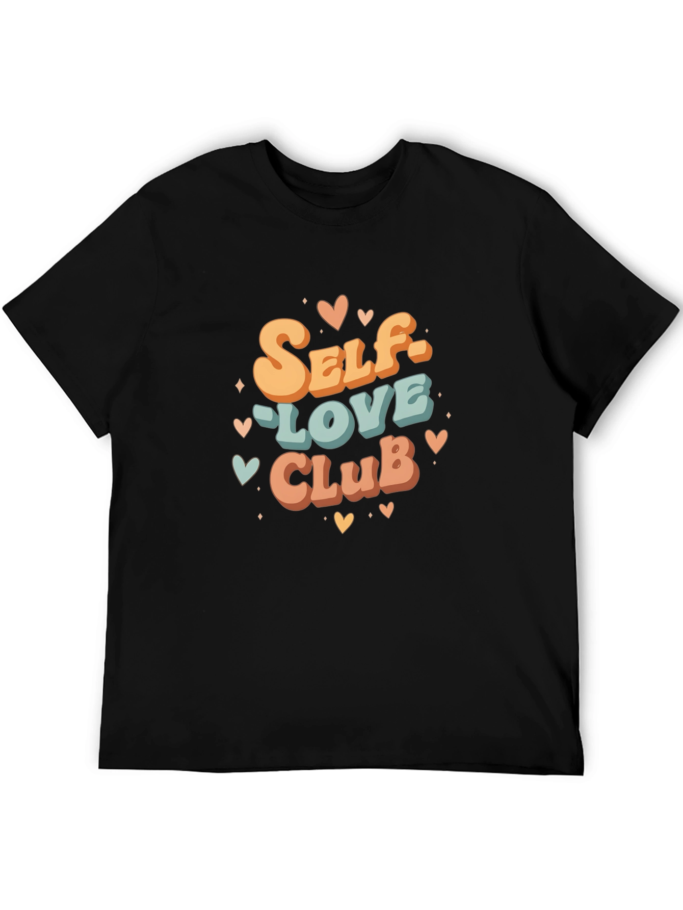 Self-Love Club Graphic Tee - Retro Style