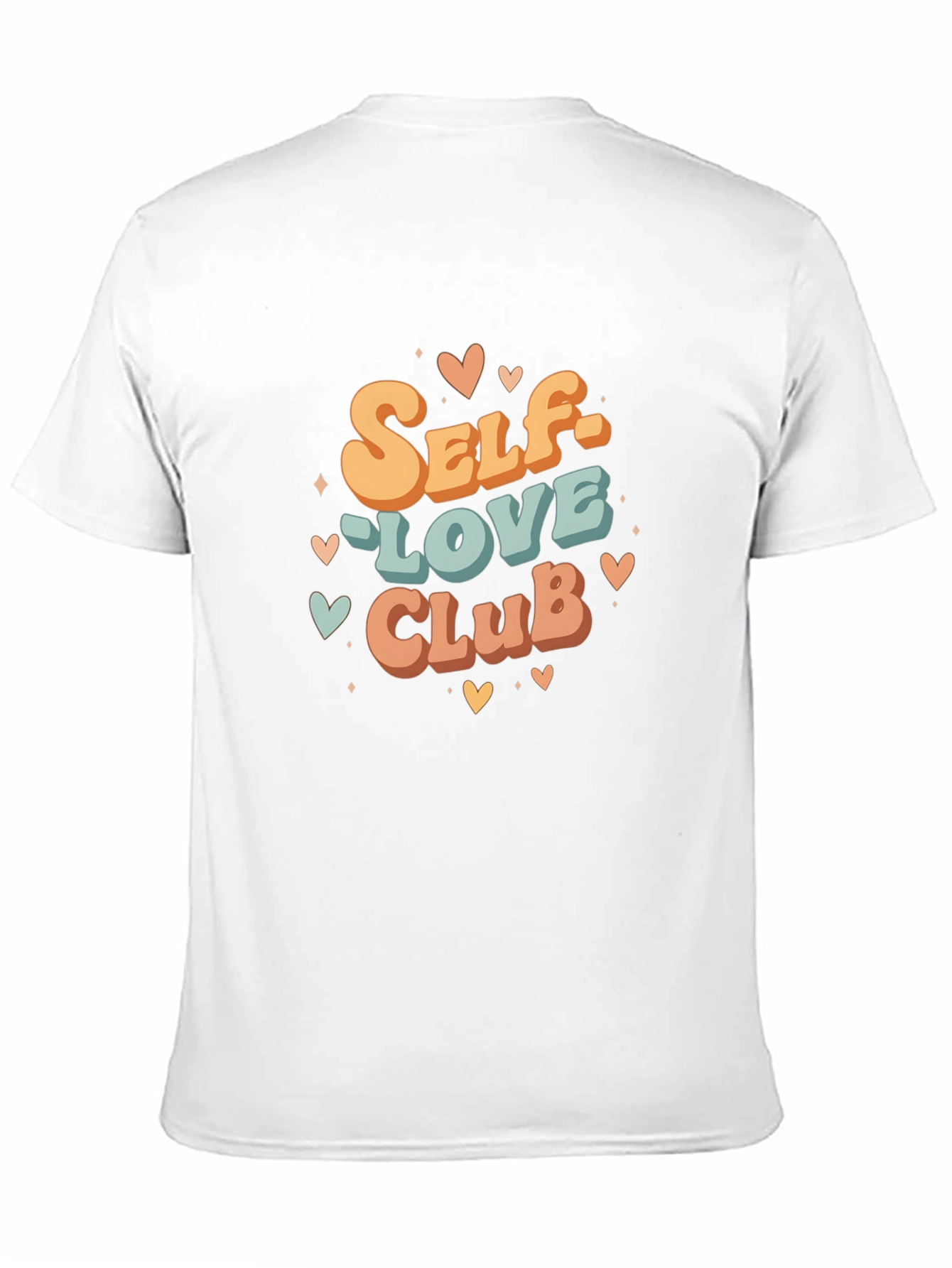 Self-Love Club Graphic Tee - Retro Style
