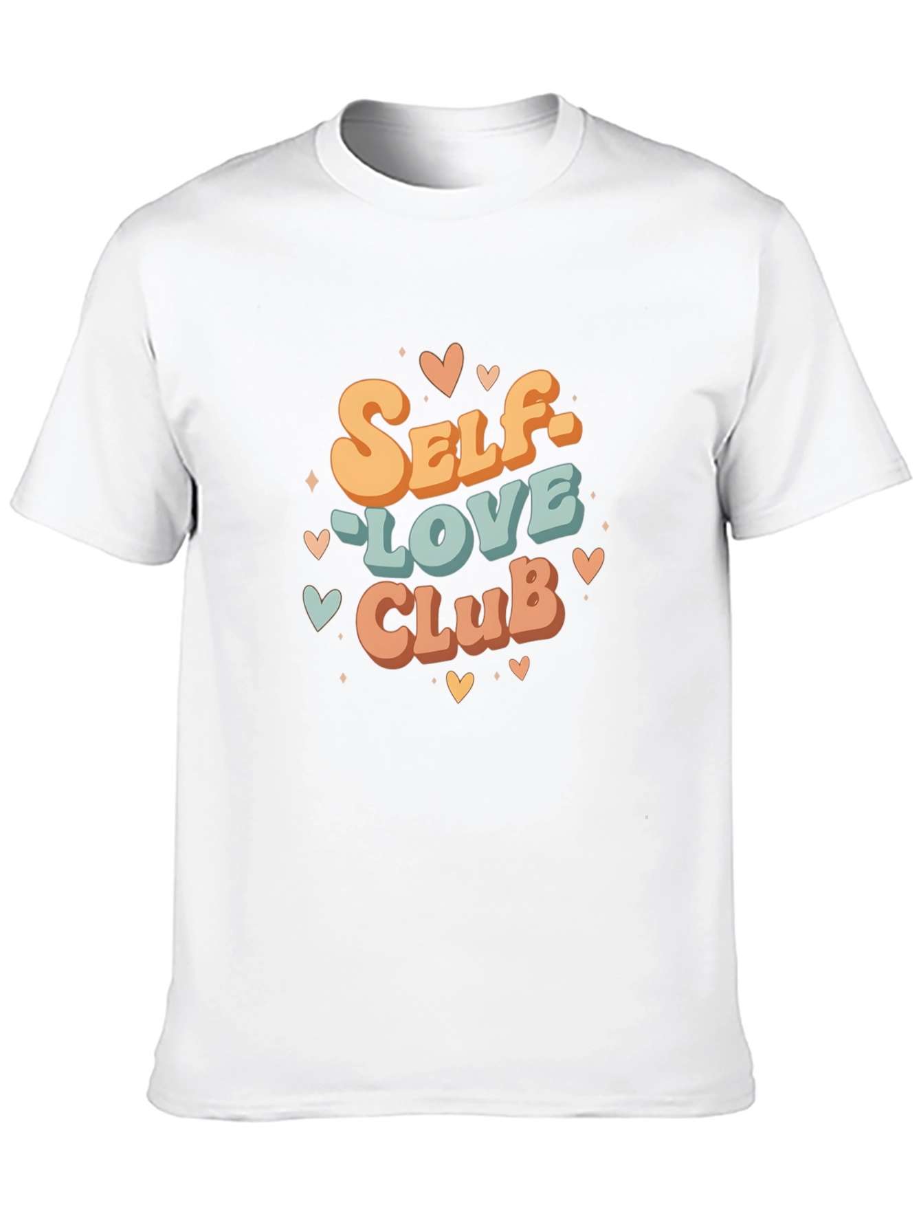 Self-Love Club Graphic Tee - Retro Style