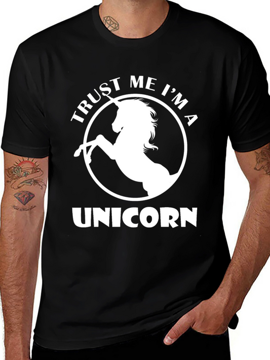 Trust Me Im A Unicorn T-Shirt - Black