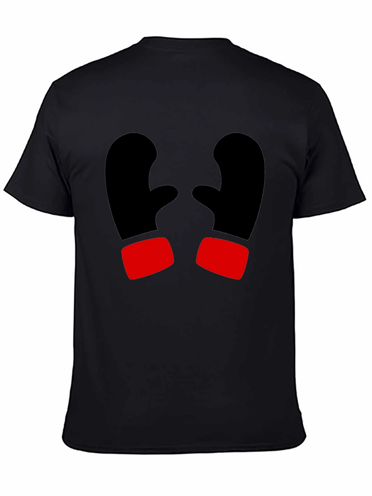 Boxing Gloves Graphic T-Shirt - Black