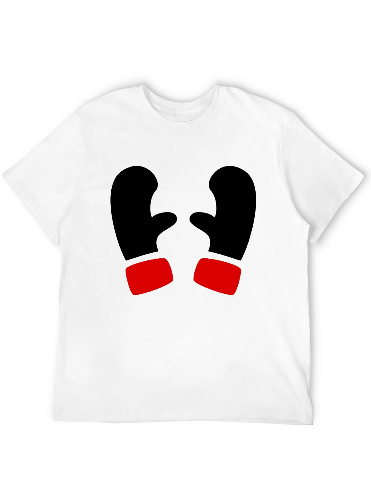 Boxing Gloves Graphic T-Shirt - Black