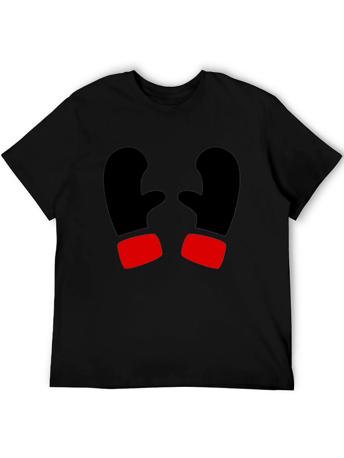 Boxing Gloves Graphic T-Shirt - Black