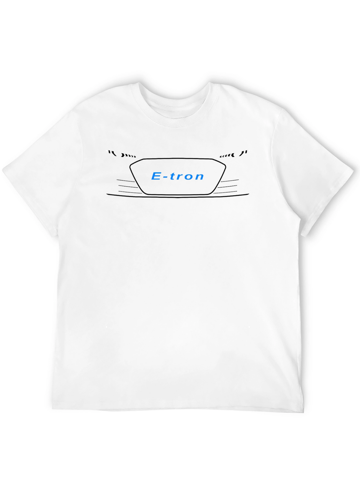 E-tron Car Inspired T-Shirt - Black