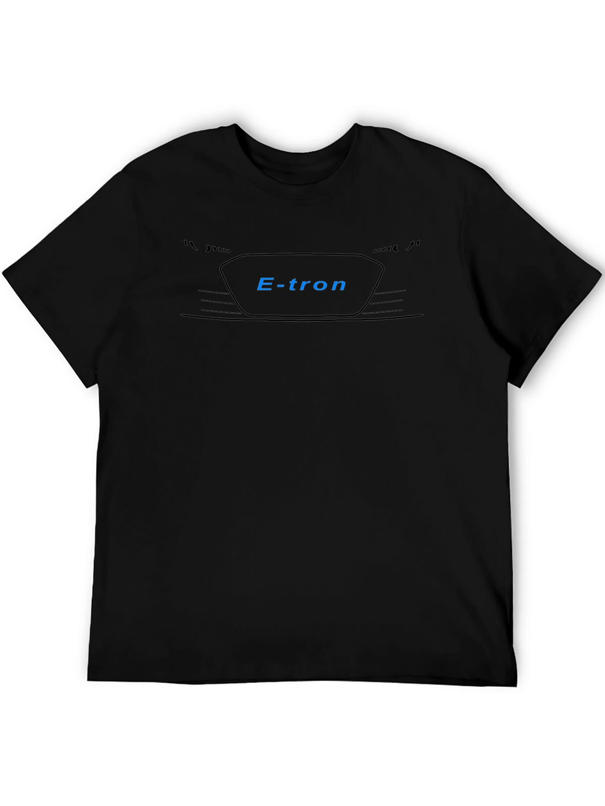 E-tron Car Inspired T-Shirt - Black