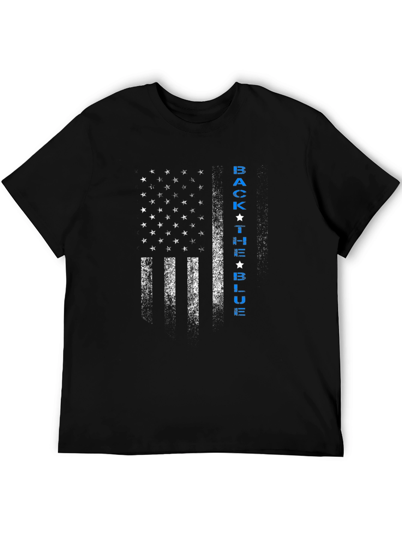 Back the Blue USA Flag T-Shirt