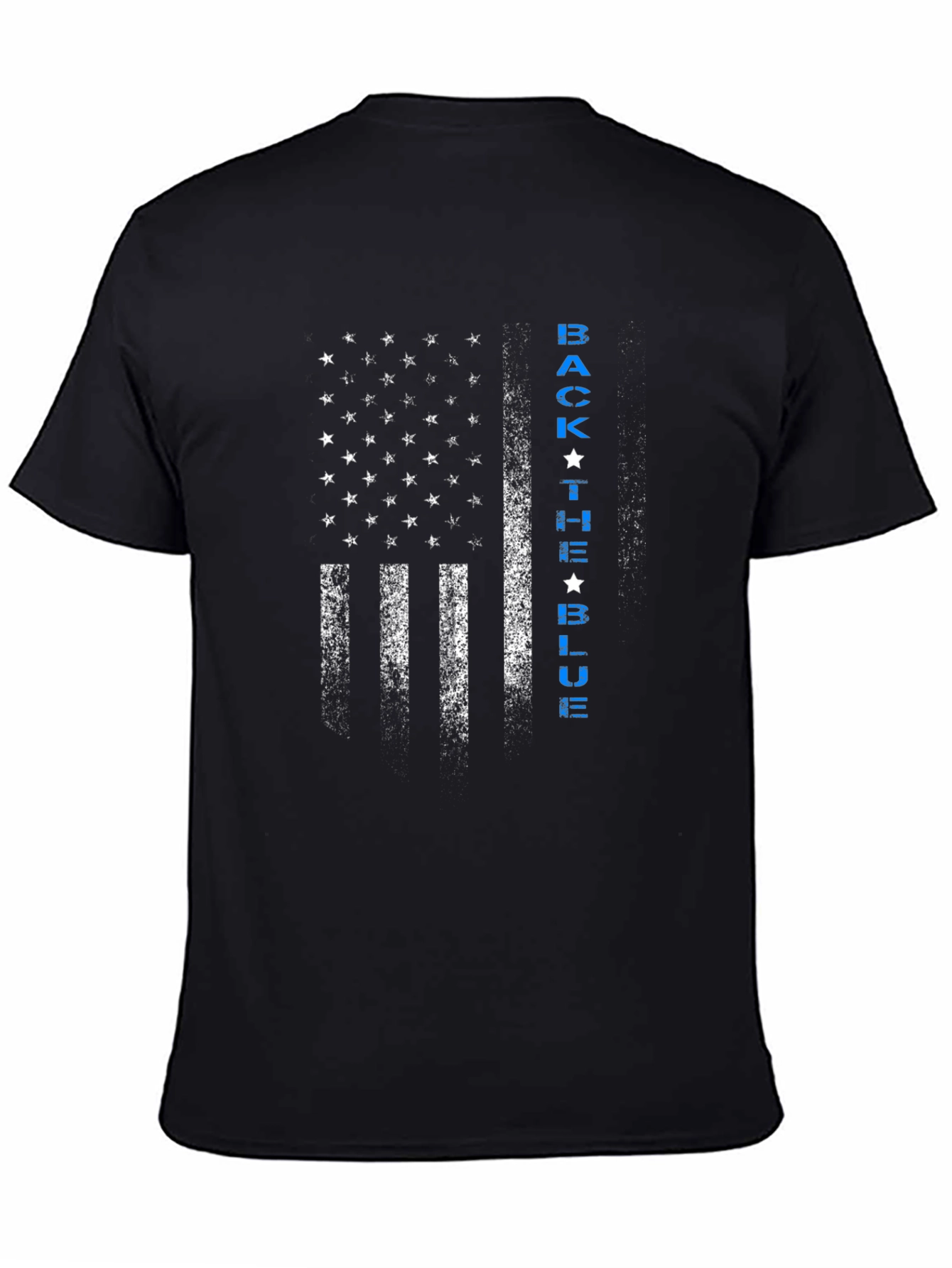 Back the Blue USA Flag T-Shirt