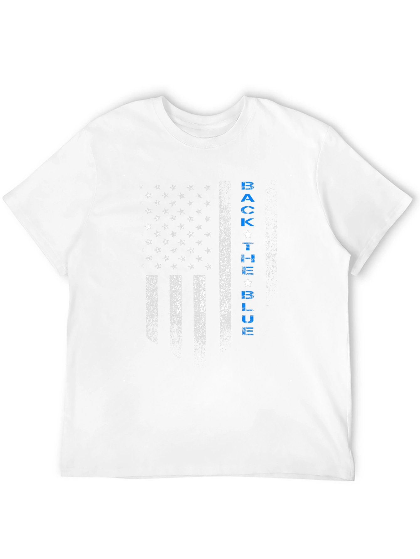 Back the Blue USA Flag T-Shirt