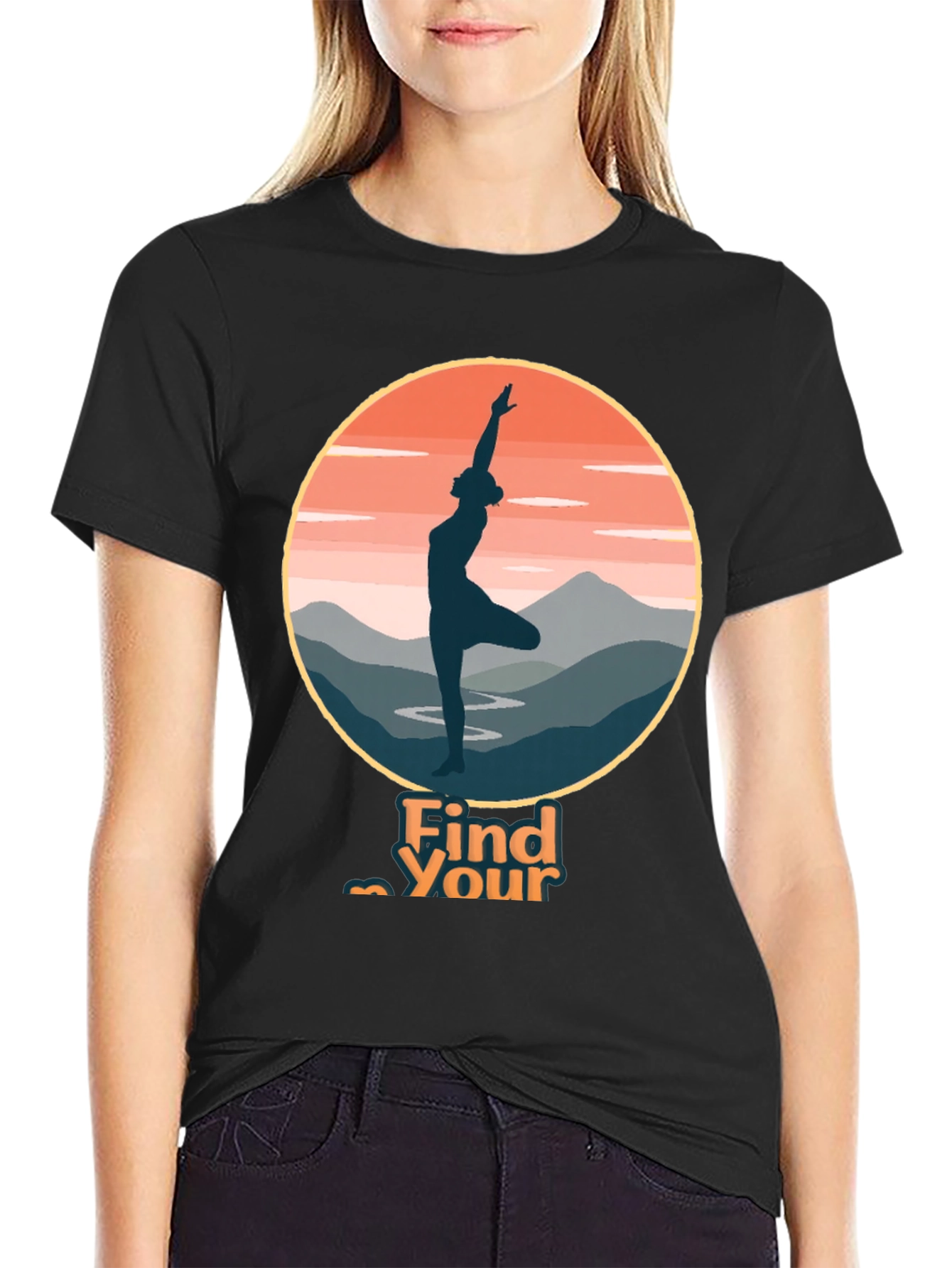 Yoga Find Your Flow Graphic Tee