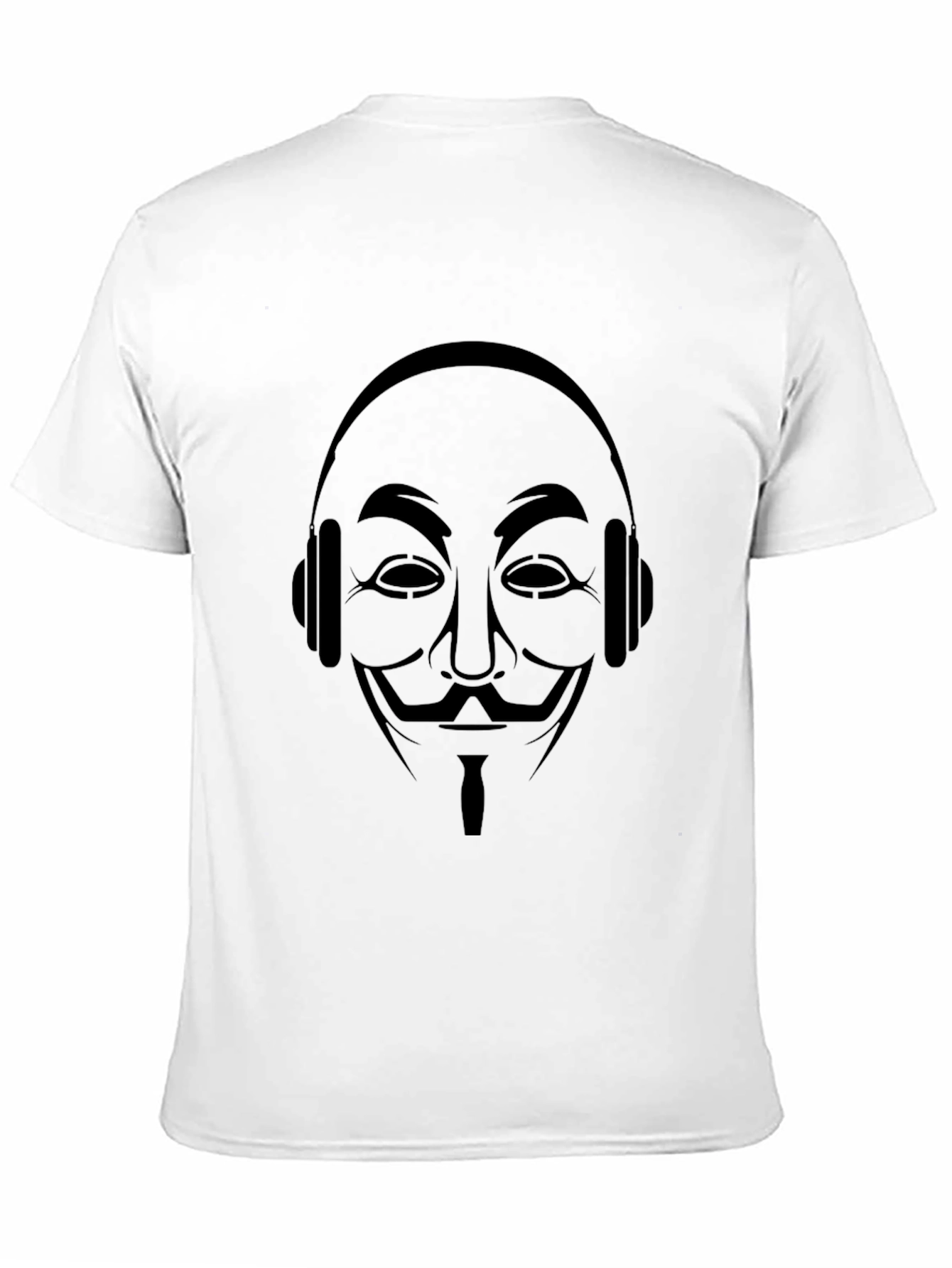 Anonymous DJ Black T-Shirt - Iconic Mask Design