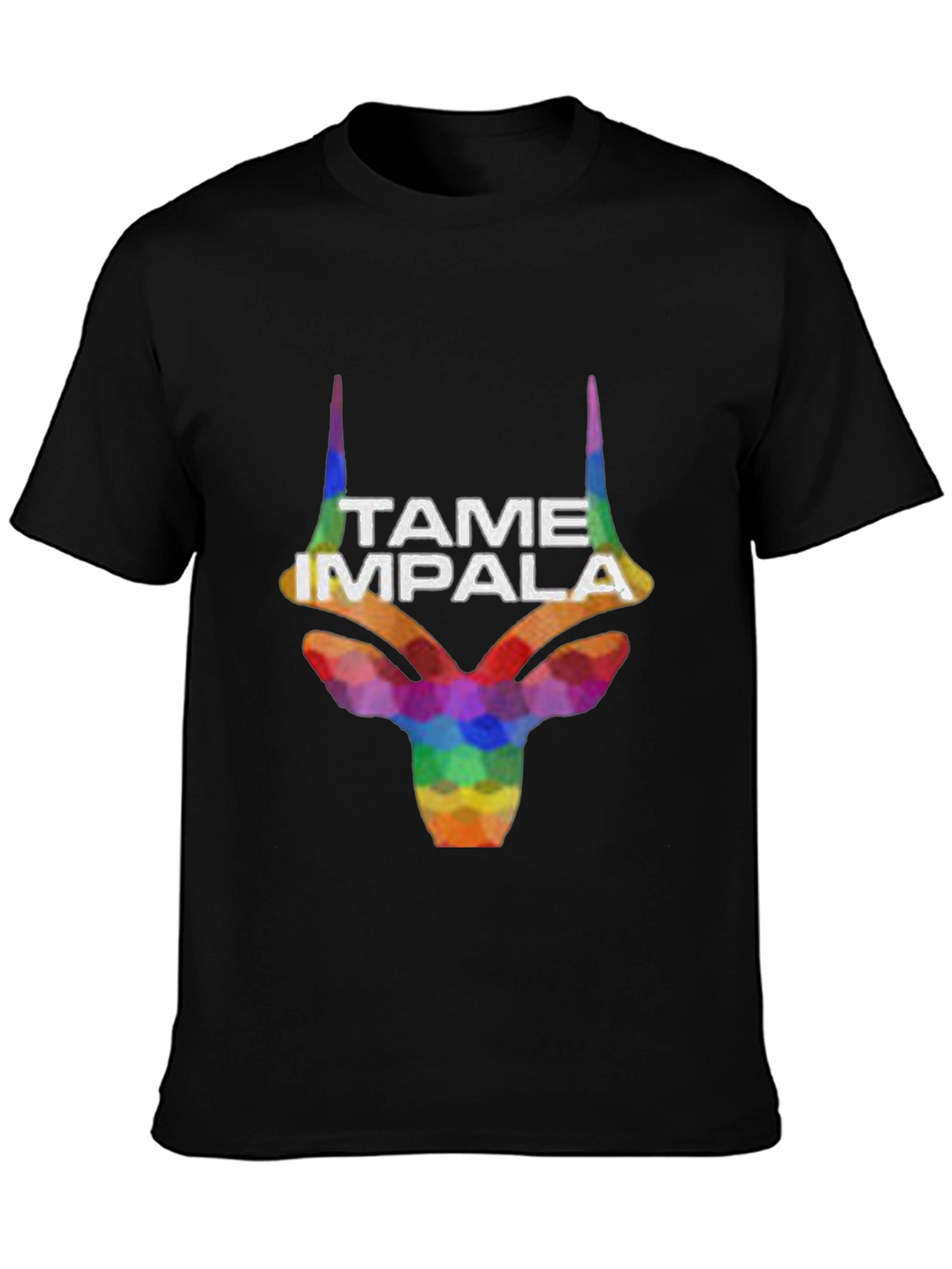 Tame Impala Graphic Print Black T-Shirt