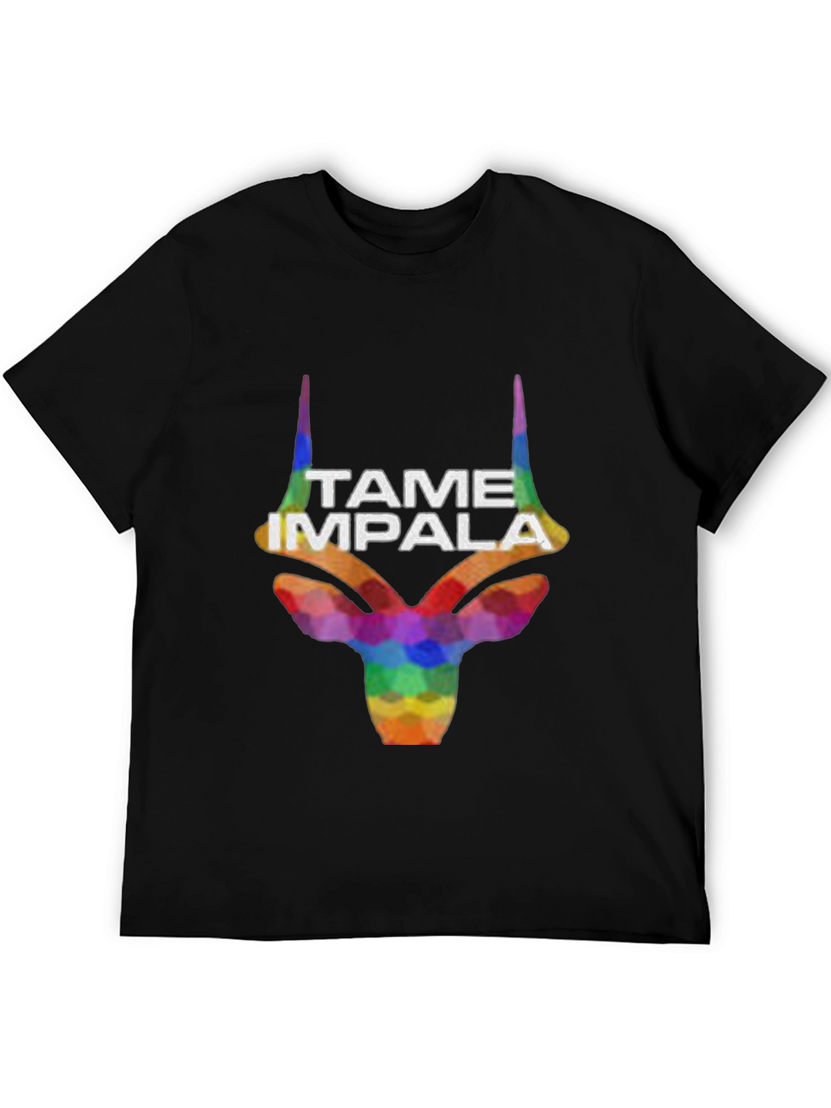Tame Impala Graphic Print Black T-Shirt