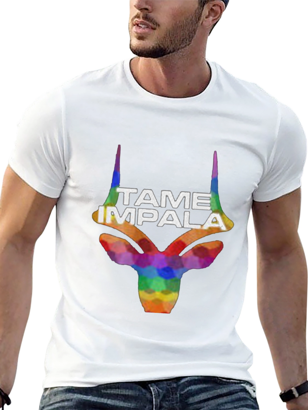 Tame Impala Graphic Print Black T-Shirt