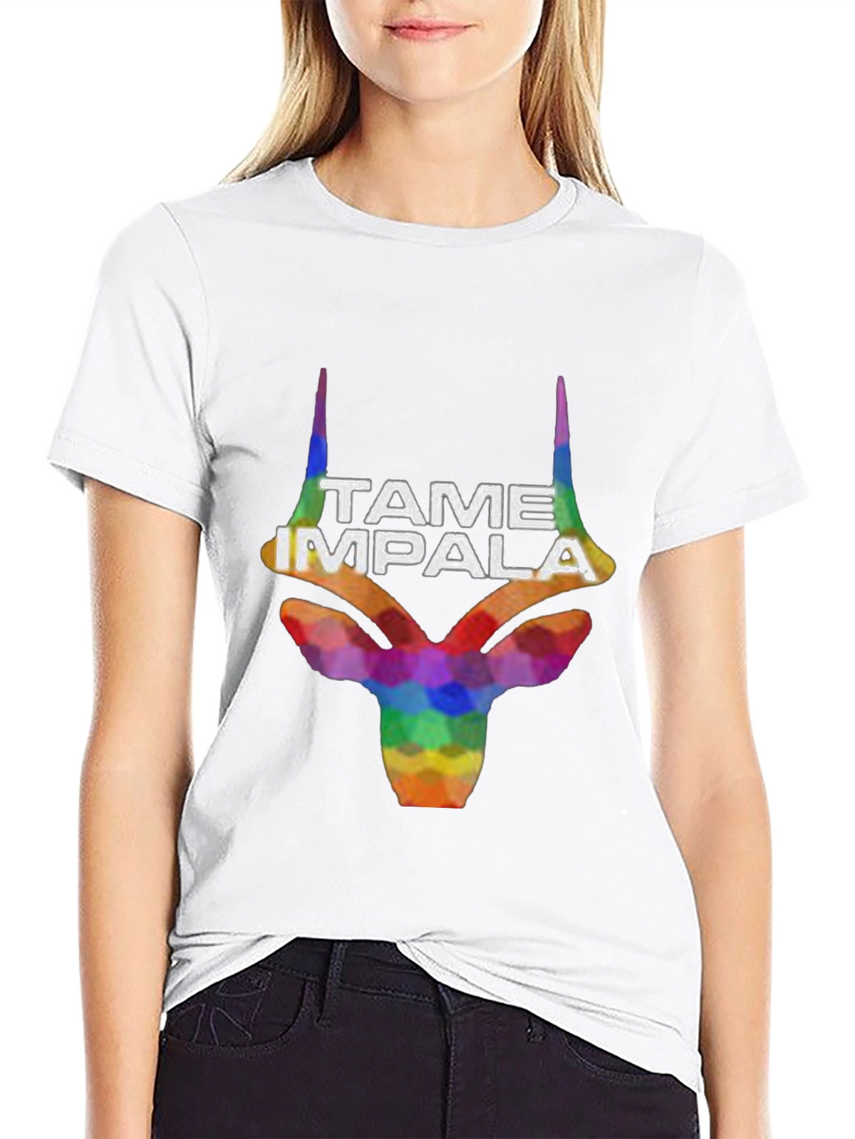 Tame Impala Graphic Print Black T-Shirt