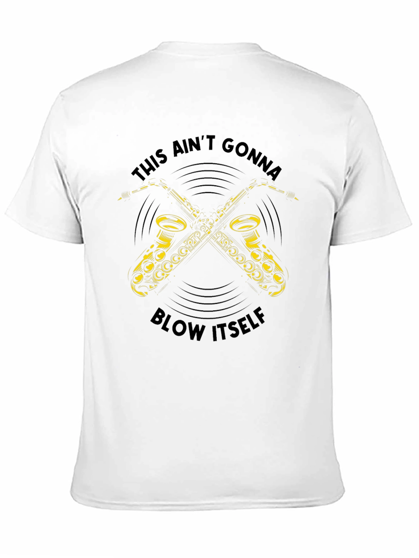 Saxophone Graphic Tee - This Aint Gonna Blow Itself