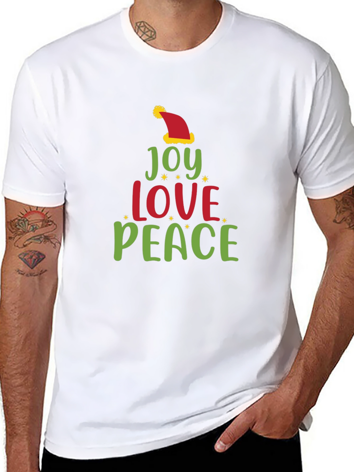 Joy Love Peace Christmas T-Shirt