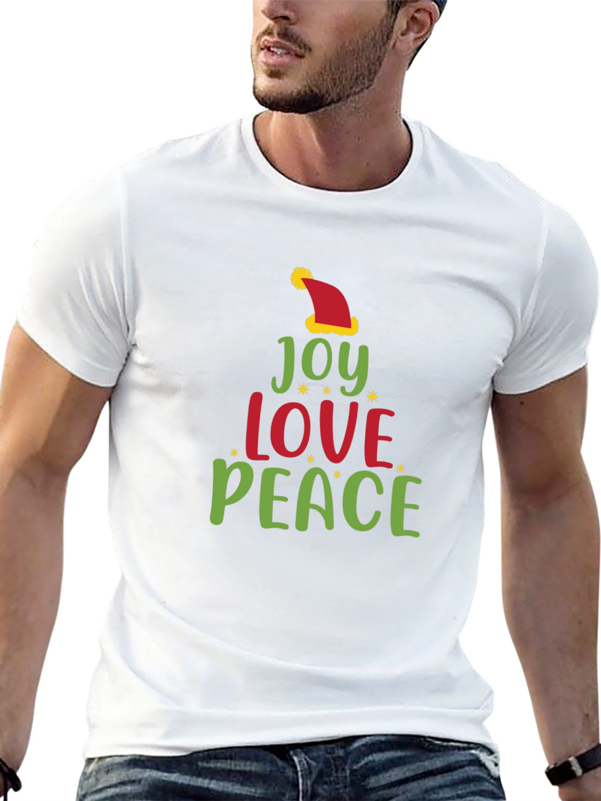 Joy Love Peace Christmas T-Shirt