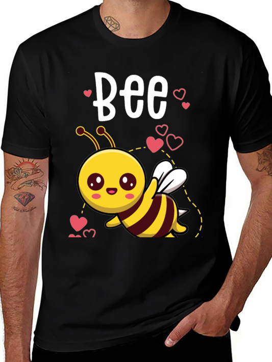 Cute Valentines Day Bee Graphic T-Shirt