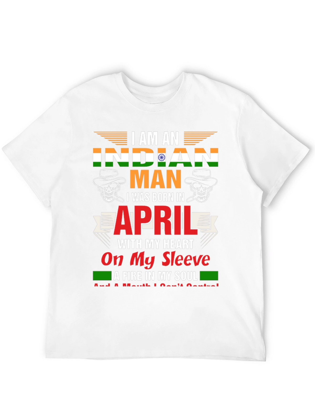 Indian Man April Birthday T-Shirt
