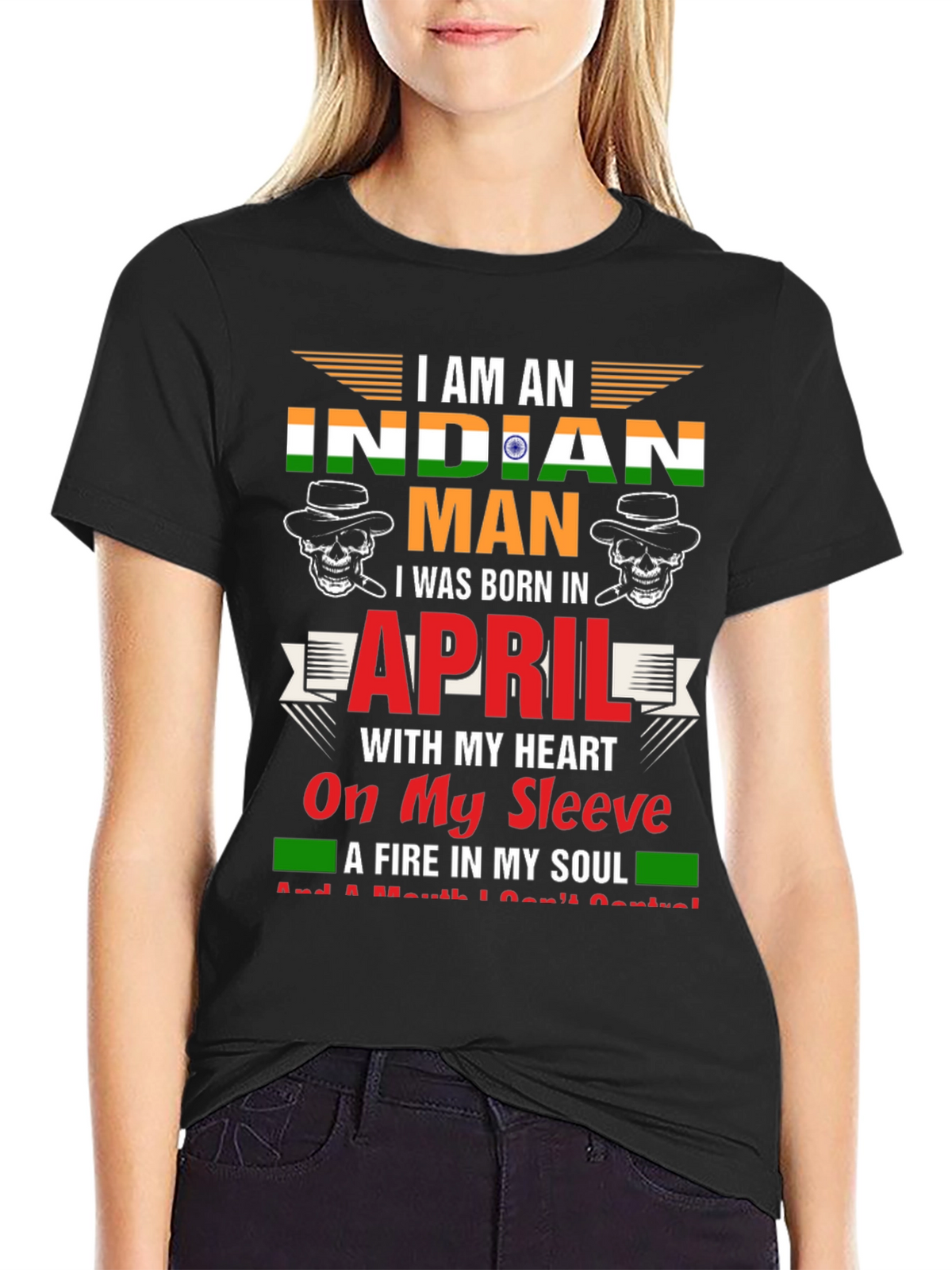 Indian Man April Birthday T-Shirt