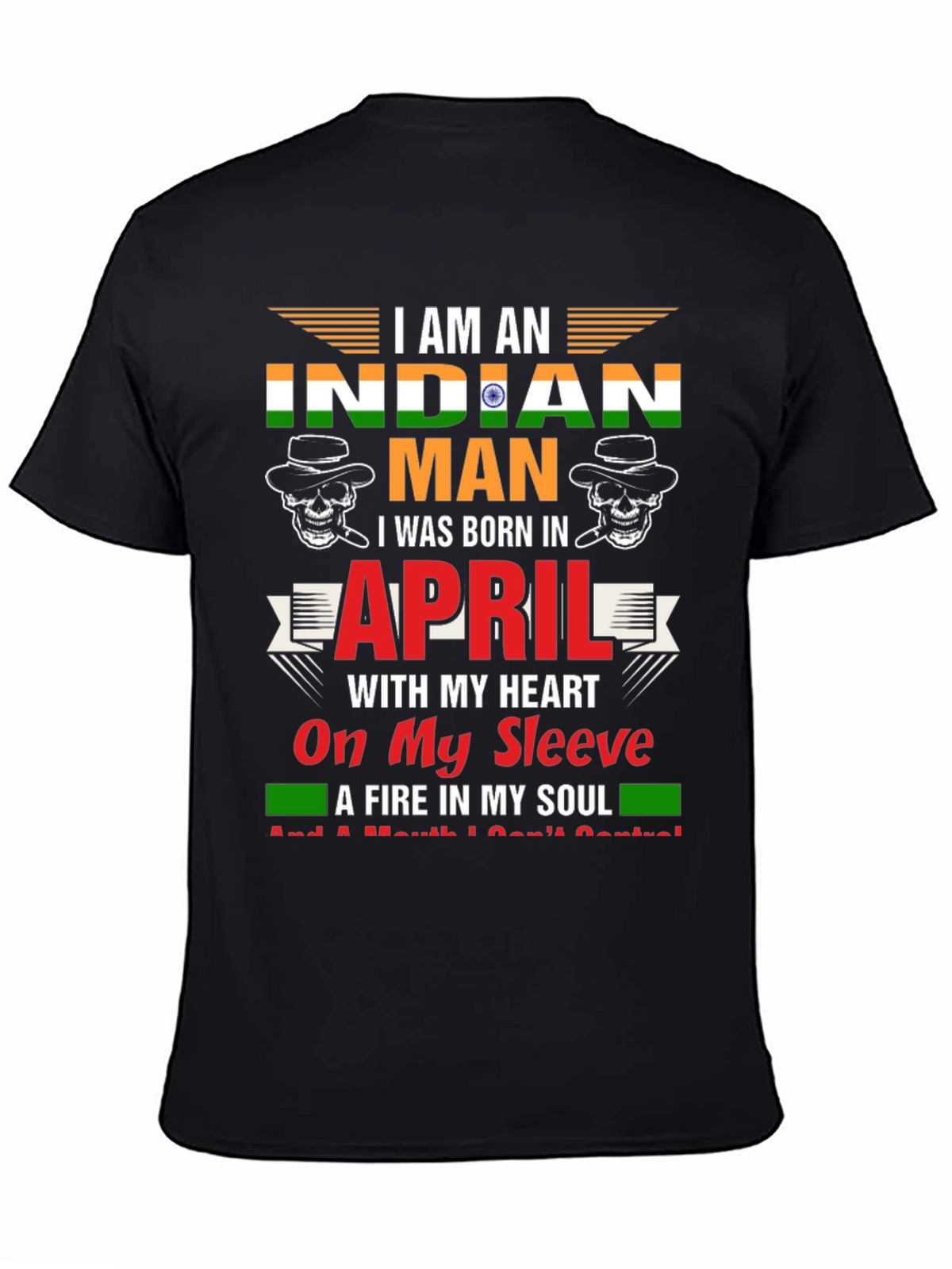Indian Man April Birthday T-Shirt